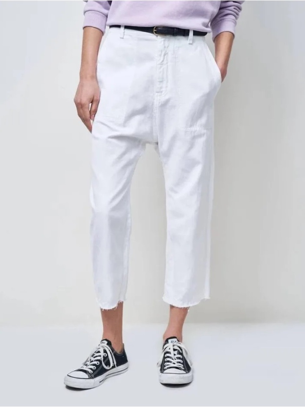 Nili Lotan Luna Pant eggshell white (6)
